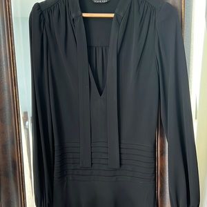 Black Halo black dress.